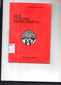 Image of Aum Upacara Bhuta Yadnya
